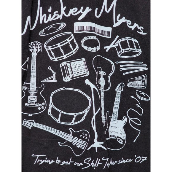 Whiskey Myers Black T-Shirt Size M Unisex Country Music - Picture 2 of 4